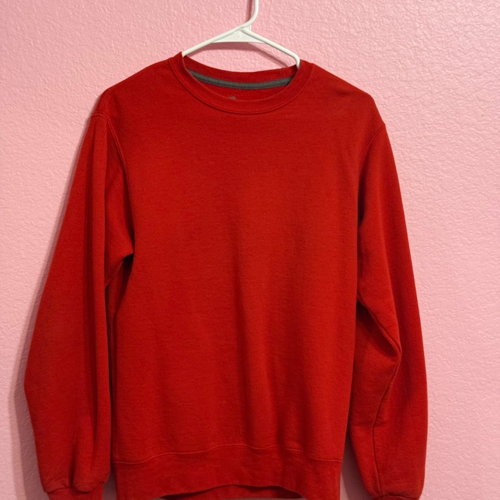 Fruit of the Loom Vibrant Red Crewneck Sweater